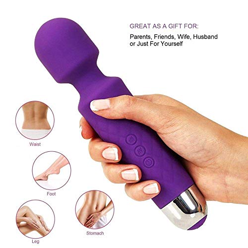 Rechargeable Wand Massager Great as a gift. Soft silicone 