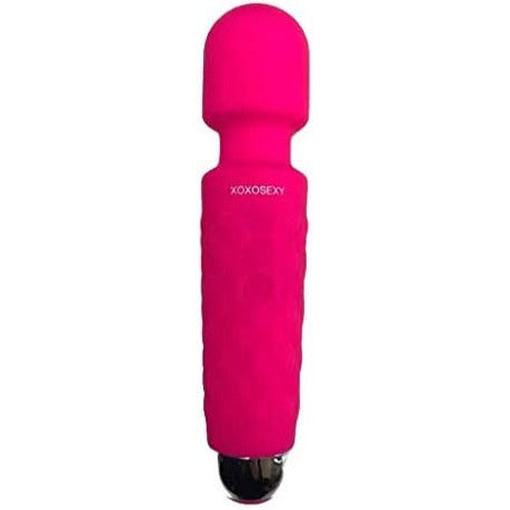 Pink Wand Massager Vibrator on white Back ground xoxosexy brand
