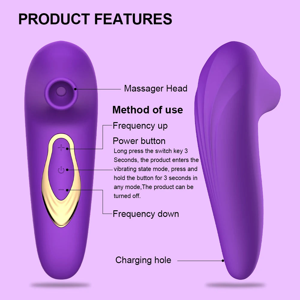 Clitoral Sucking & G-Spot Vibrator – Intense Pleasure for Women